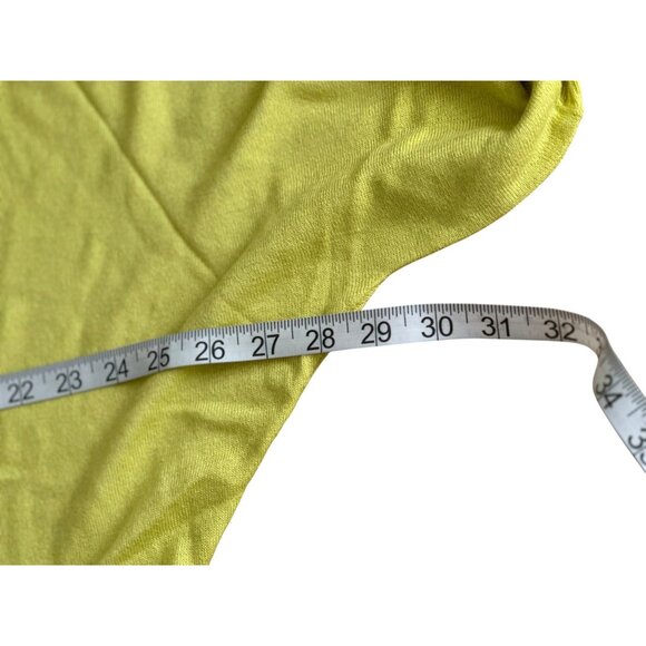 Larsen Gray Yellow Womens Sweater 3/4 Sleeve Relaxed Fit Comfy Lagenlook XL - Picture 6 of 8